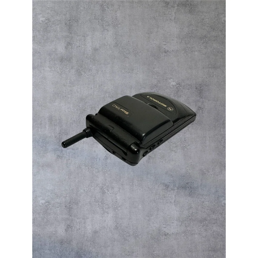 Vintage Motorola StarTAC Digital I Flip Phone Black Cell Phone / Untested As-Is